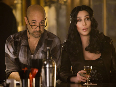 Burlesque's Cher and Stanley Tucci